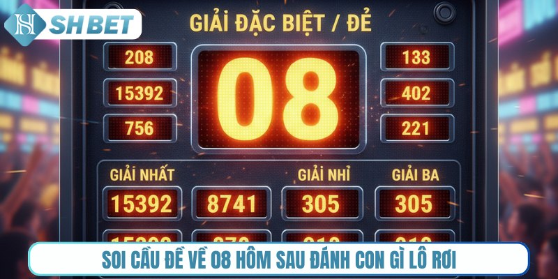Soi cầu đề về 08 hôm sau đánh con gì lô rơi