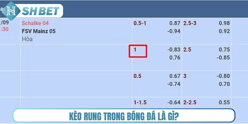 Kèo rung trong bóng đá là gì?